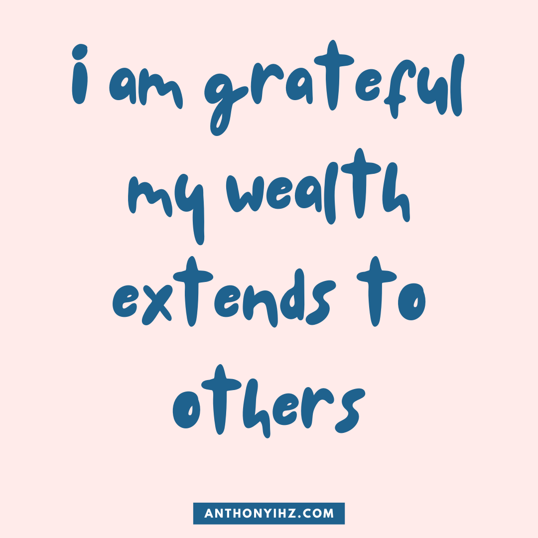 money affirmations about attracting wealth