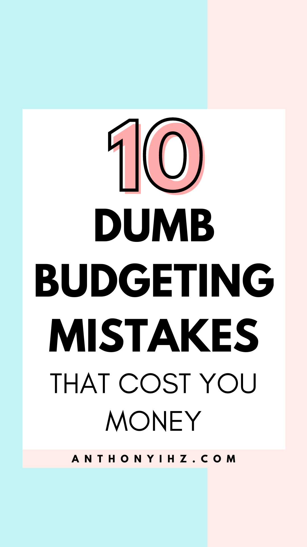 common budgeting mistakes