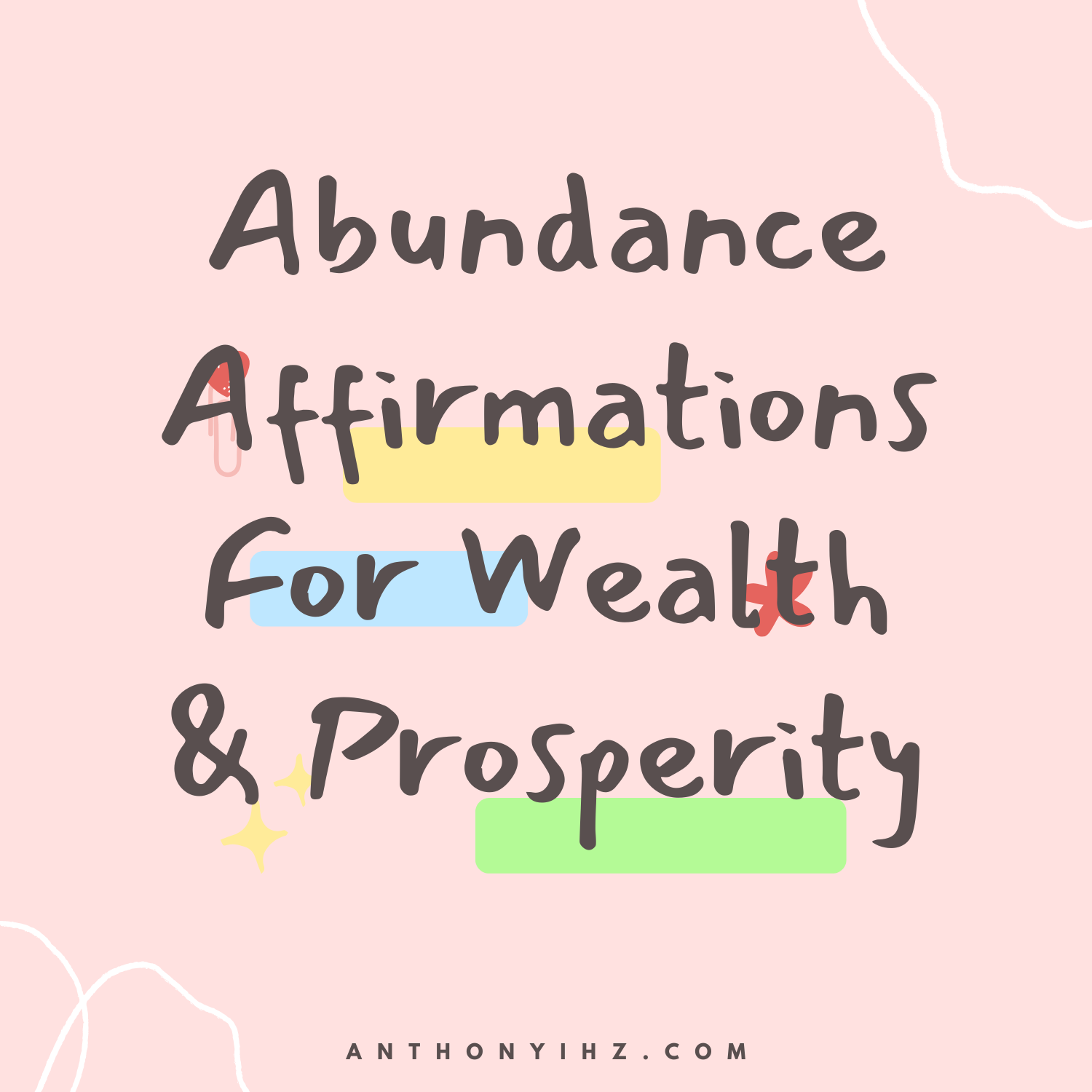 abundance affirmations for wealth & prosperity