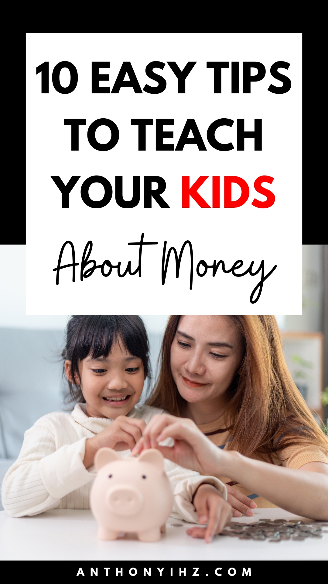 how to teach kids to save money