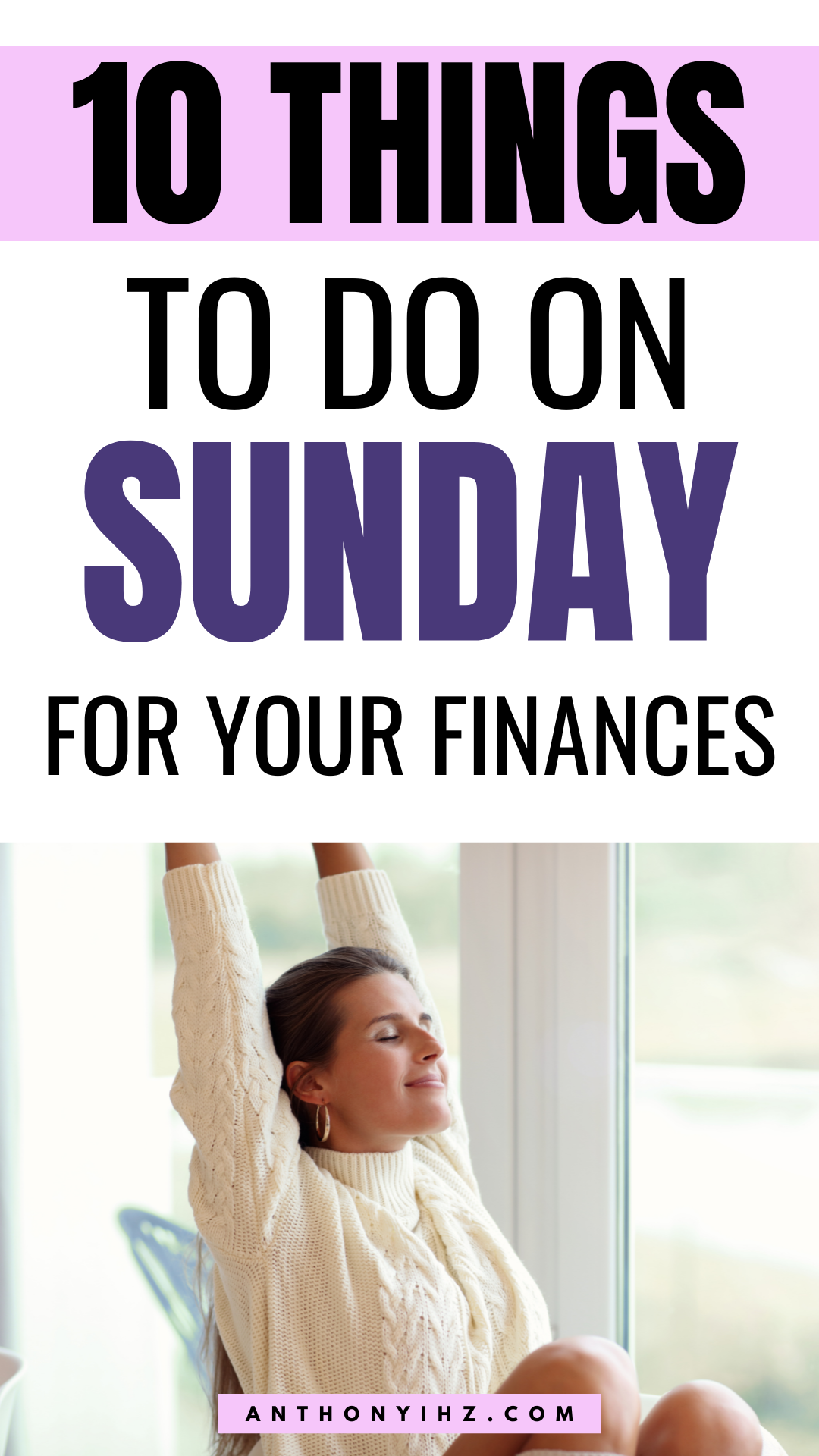 financial things to do on sunday