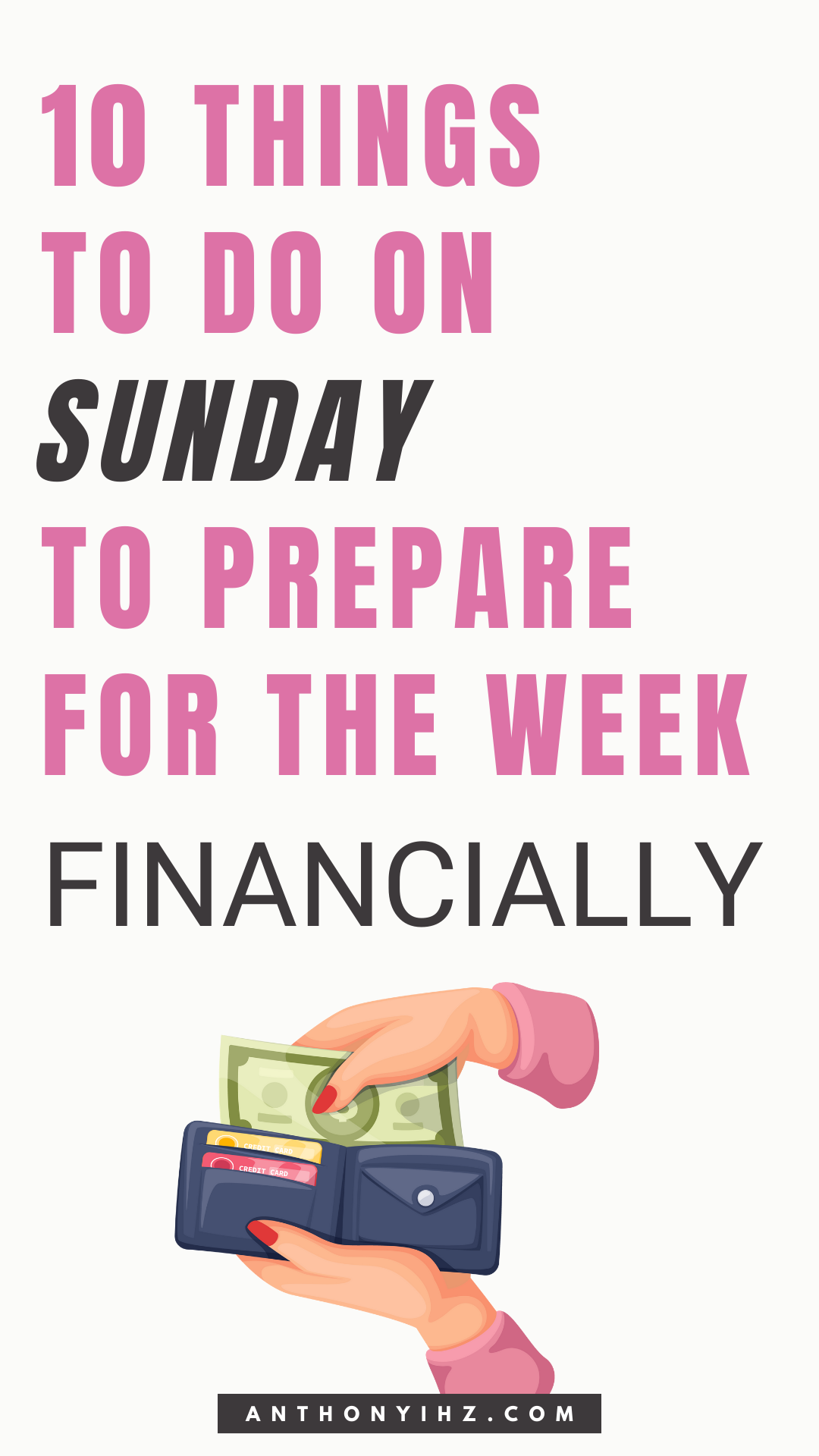 things to do on sunday for your finances