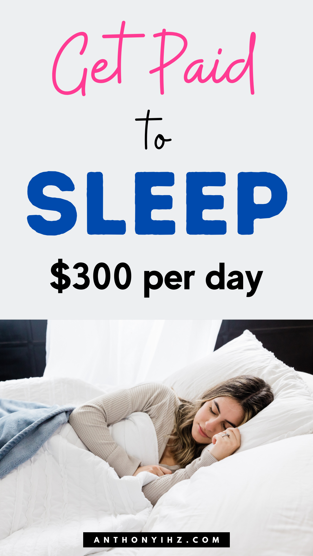 ways to get paid to sleep