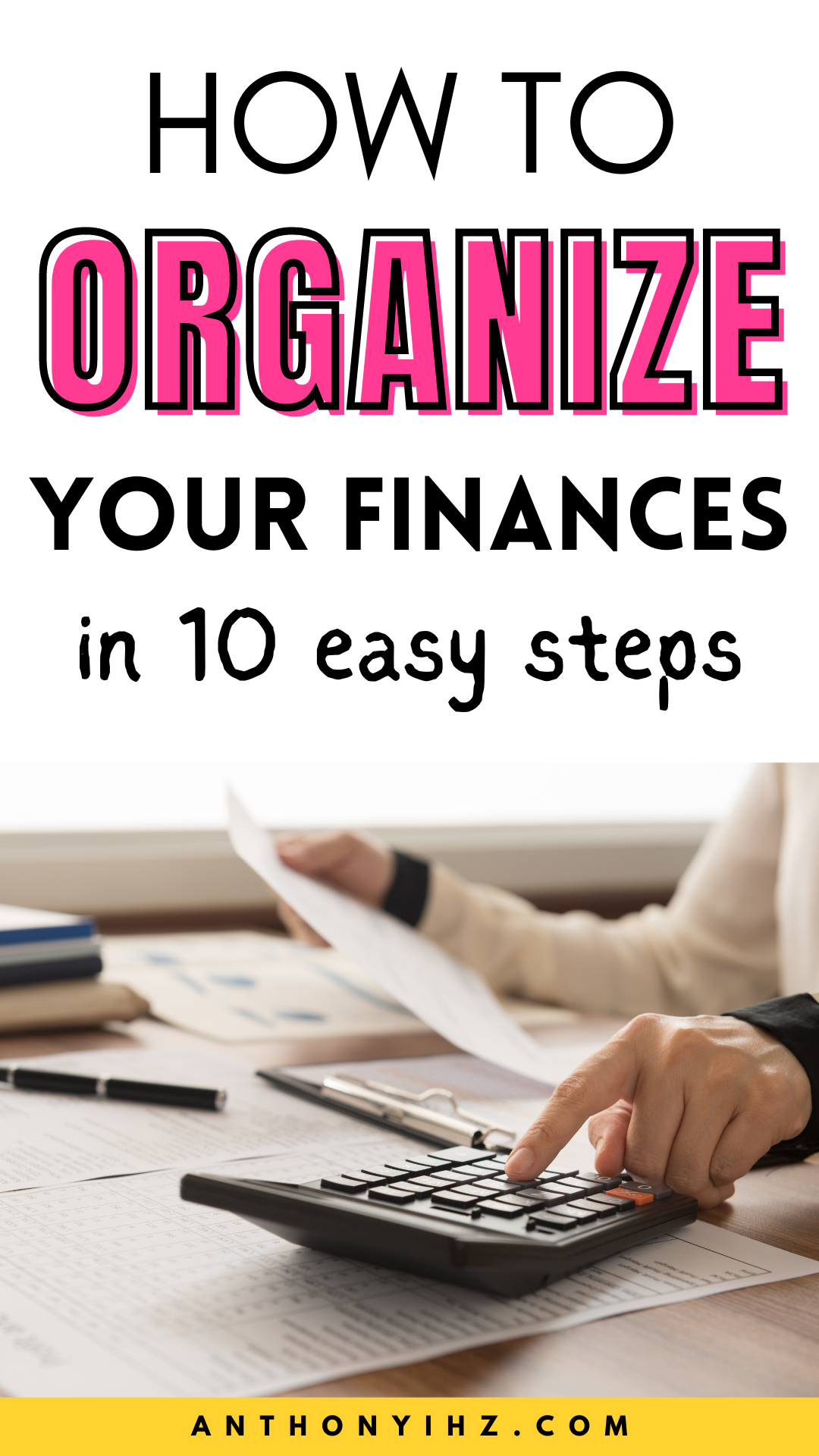 organizing your finances