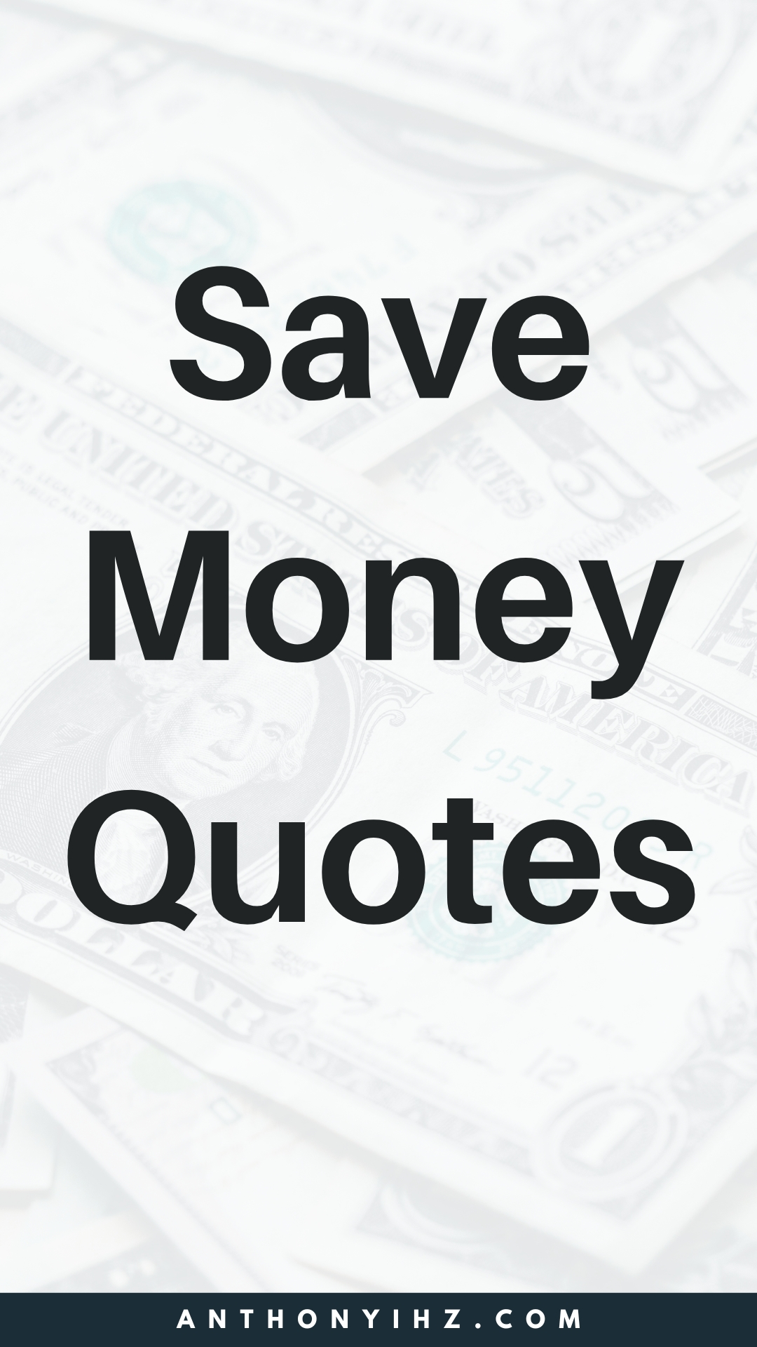 quotes about saving money