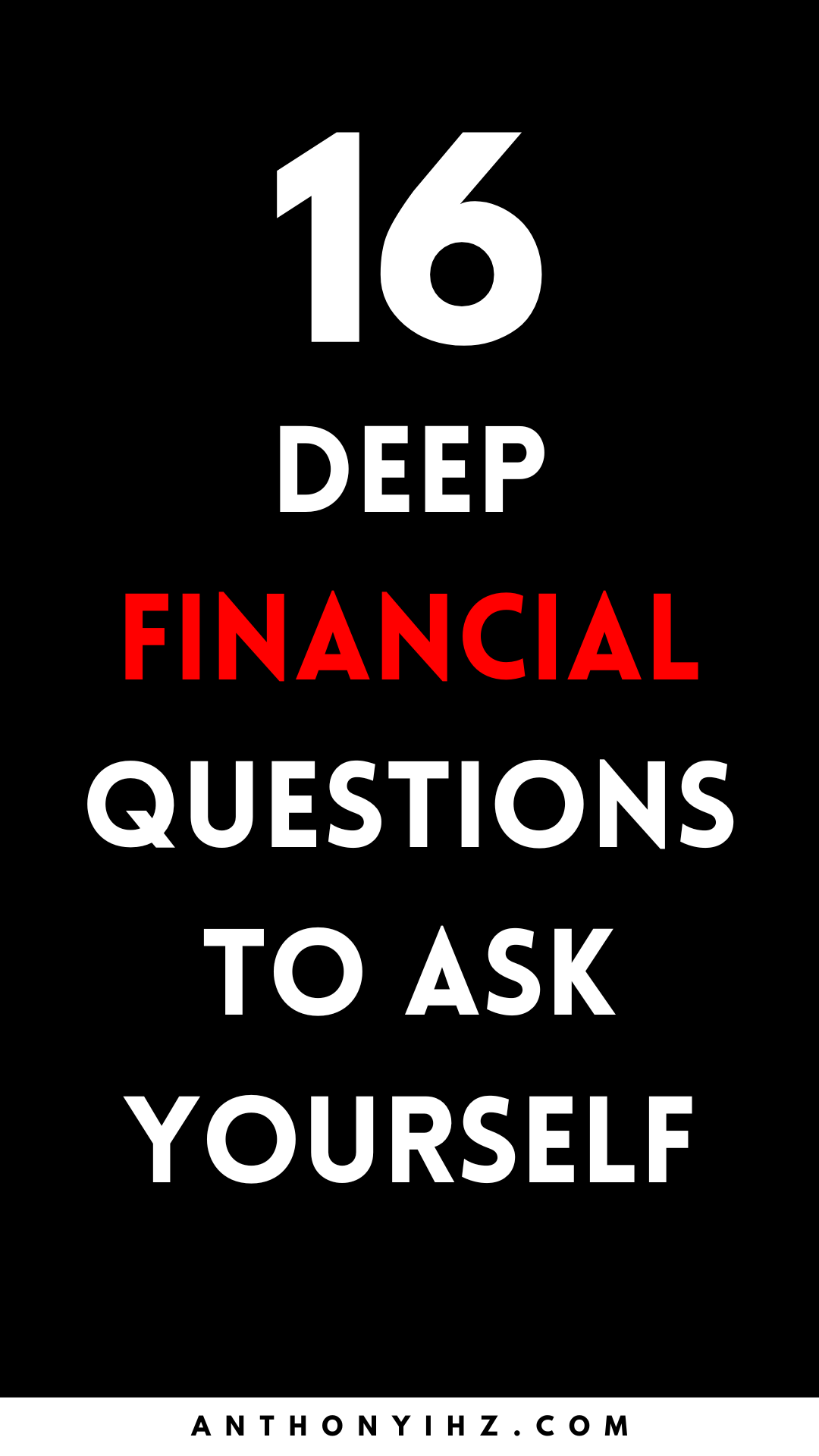 financial questions to ask yourself