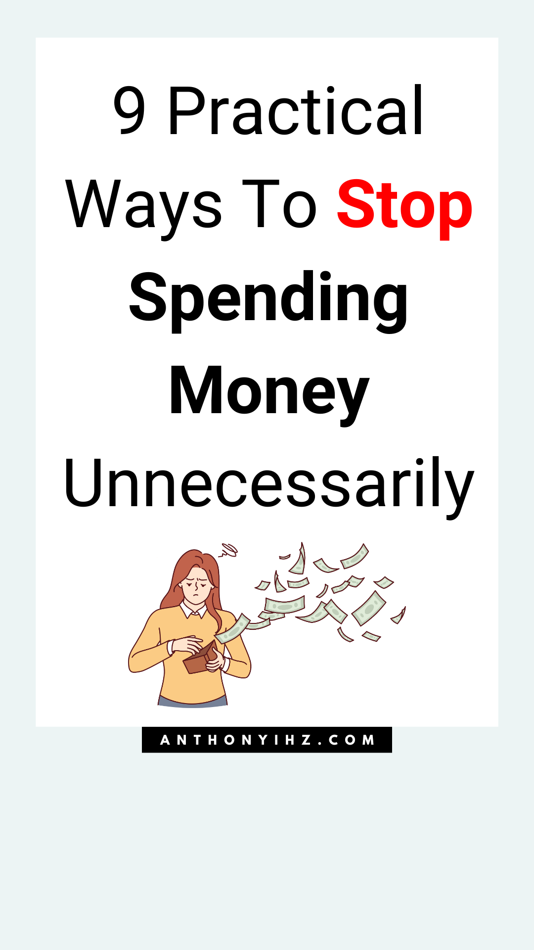 how to stop spending money unnecessarily