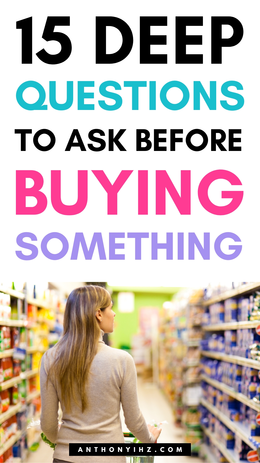 questions to ask yourself before buying anything