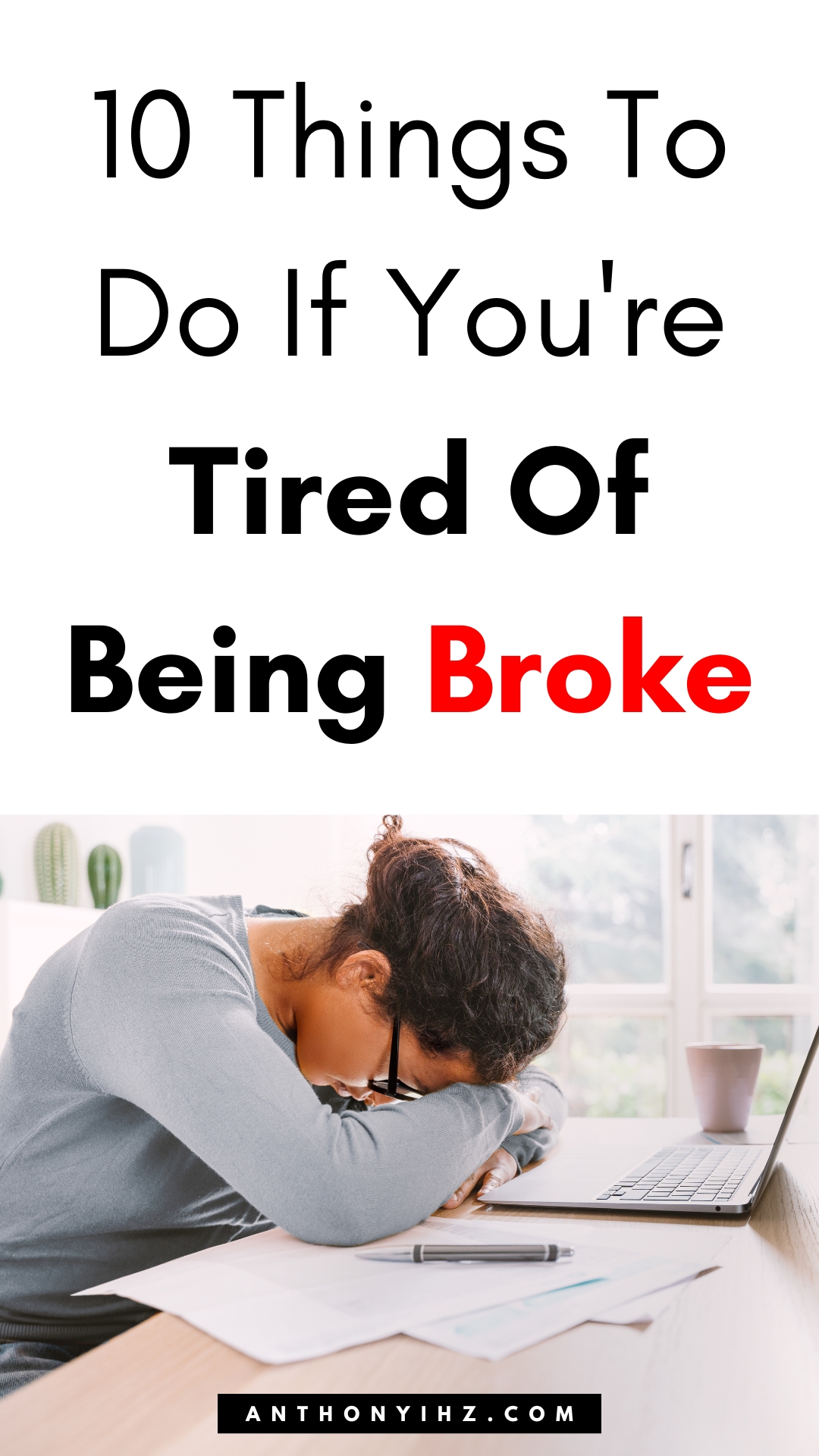 how to stop being broke all the time