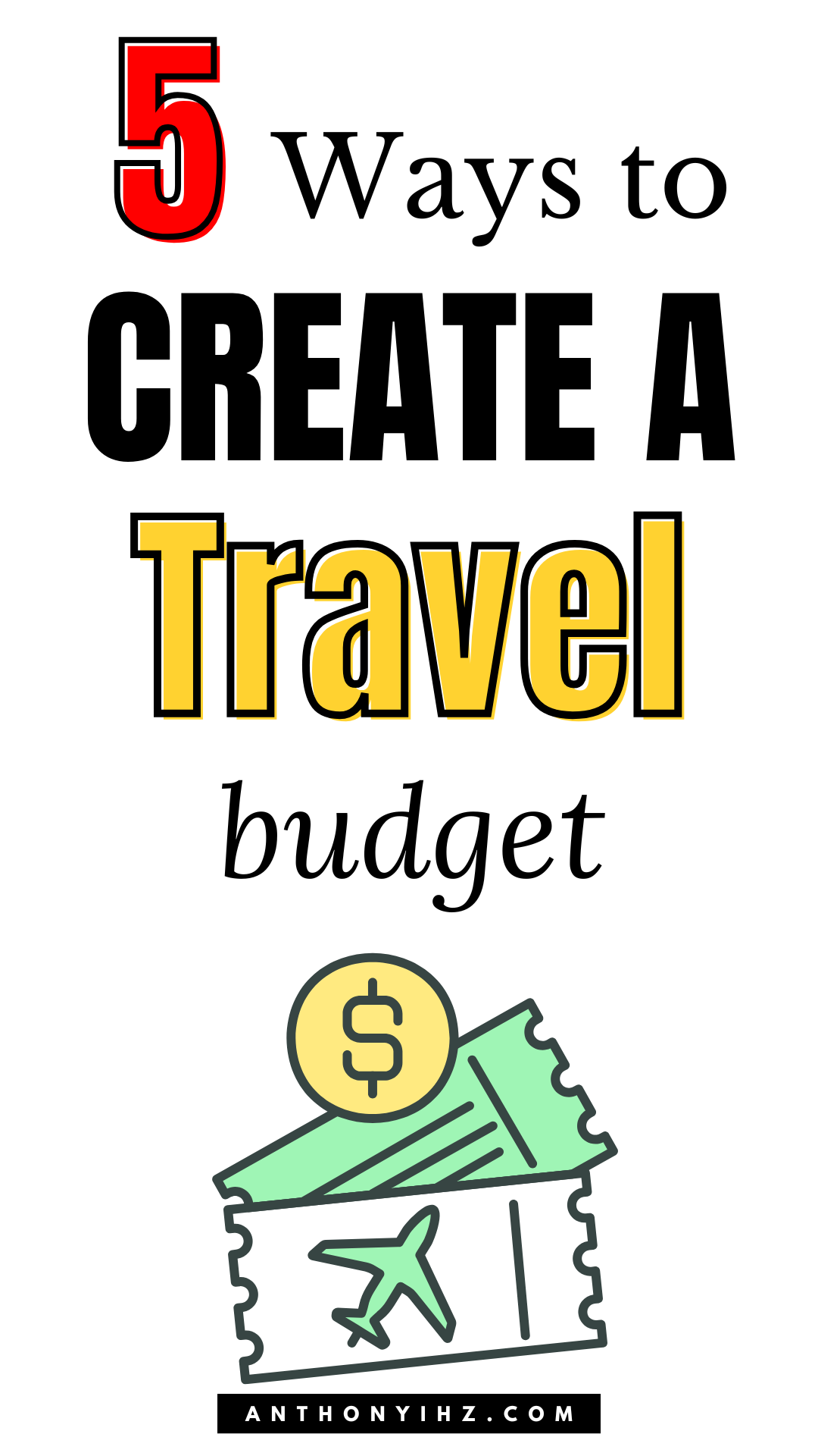 how to create a travel budget